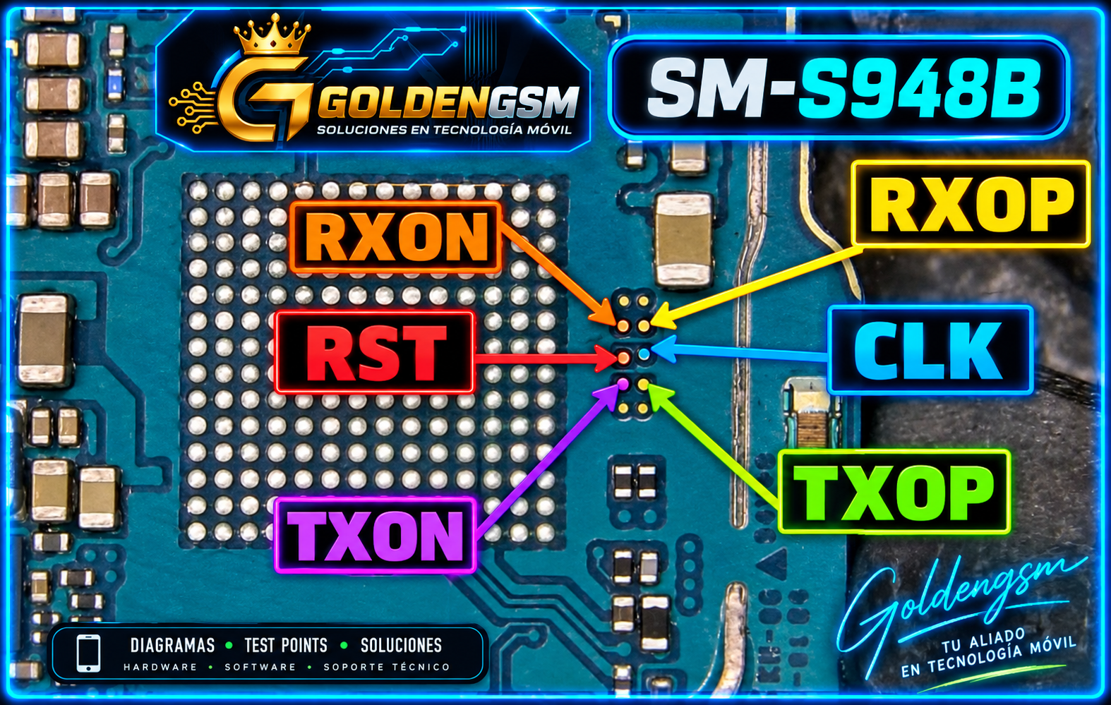 ISP Pinout SAMSUNG S26 (sm-s948b)